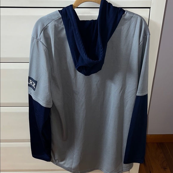 Gray and Navy New York Hoodie - Picture 7 of 8